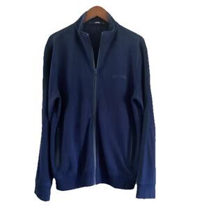Vilebrequin Men’s Full Zip Track Jacket M Navy | Minimalist Designer Streetwear